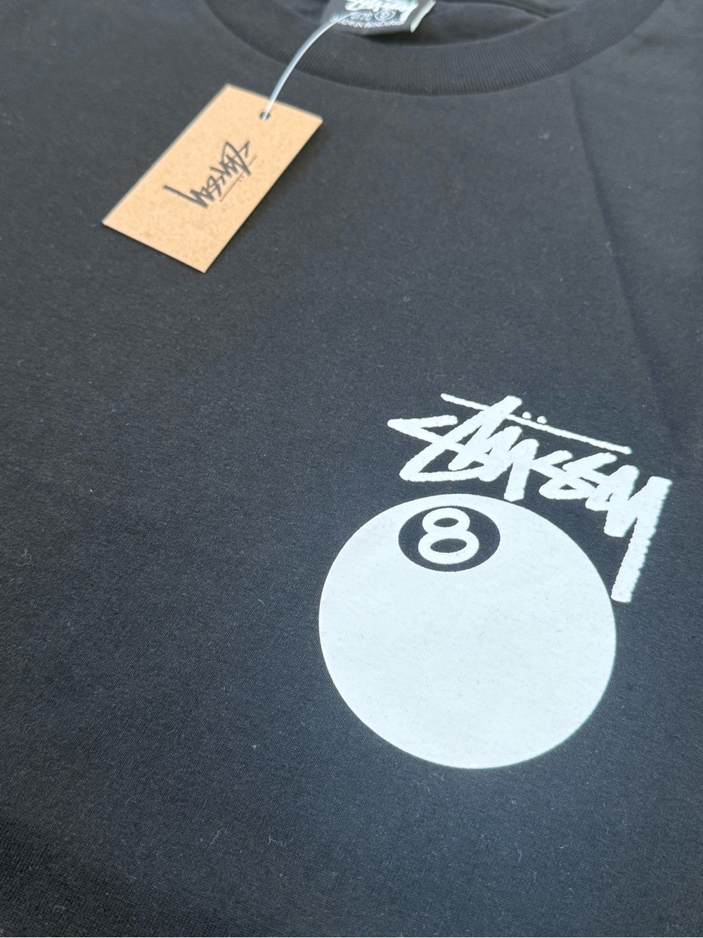 Stussy Black 8 ball T Shirt - Picture 3 of 4